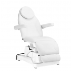 Beauty Bed SILLON BASIC (PU, 3 Motors), Rotary, White